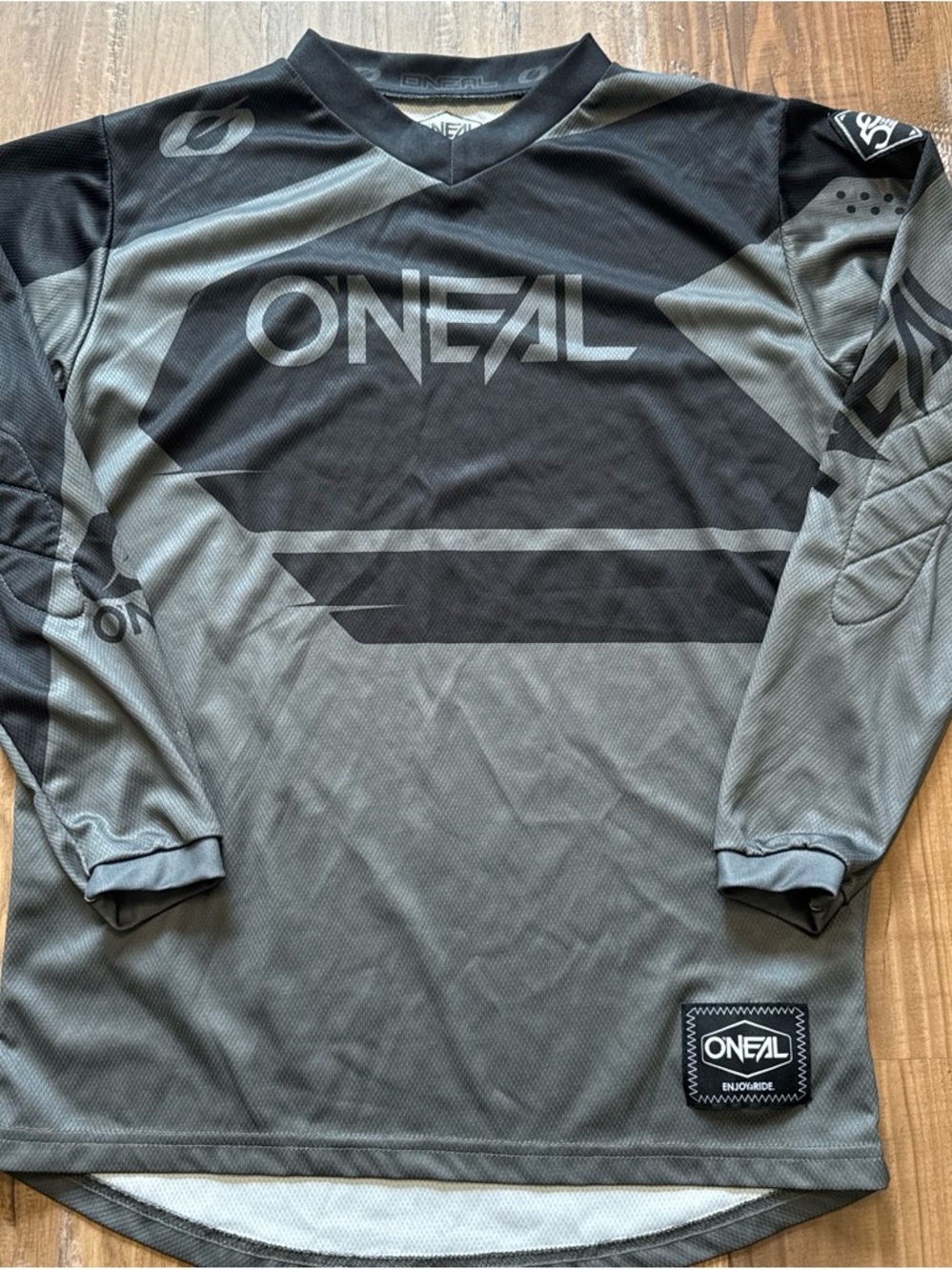 O'Neal Long Sleeve Gray Motocross Jersey